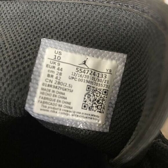 Nike Air Jordan 1 Mid Mens Size 10 2021 Crimson Tint Arctic 554724 133 Used Once - Picture 7 of 7